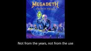 Megadeth  Tornado Of Souls Lyrics [upl. by Akzseinga641]