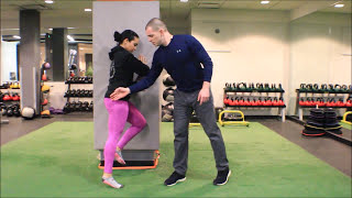 Tibialis Posterior Activation Progression Leaning Single Leg Calf Raise [upl. by Harper]