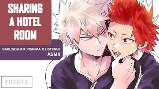 Sharing A Hotel Room ASMR  Bakugou amp Kirishima x Listener  Vacation Series EP 1 [upl. by Meehan]