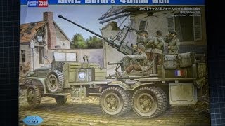 HobbyBoss GMC Bofors 40mm Gun 135 [upl. by Eintruok813]