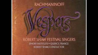 Rachmaninoff Vespers Now Let Thy Servant Depart [upl. by Minny]