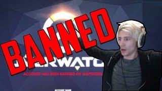 xQc BANNED FROM OVERWATCH  xQcOW [upl. by Yrahk]