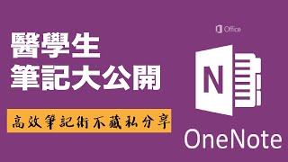 醫學院如何用iPad做筆記？醫學系筆記術大公開｜高效率讀書筆記！超好用的筆記神器Onenote心得分享｜Onenote使用技巧攻略 [upl. by Eocsor]