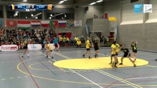 World Korfball Championships 2015  Belgium v Catalonia  Extended Highlights [upl. by Niahs]