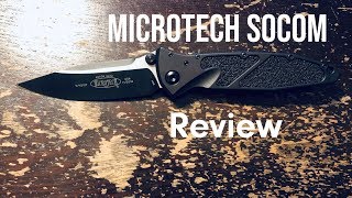 Microtech Socom Elite Manual Review  The Best Folder Ever Designed [upl. by Asiole]