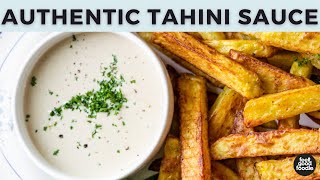 AUTHENTIC Lebanese Tahini Sauce [upl. by Oderfodog]