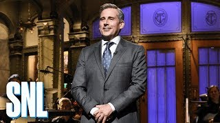 Steve Carell Returns to SNL Monologue  SNL [upl. by Ytoc]