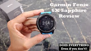 Garmin Fenix 6X Sapphire Review  More than you know [upl. by Brandise]