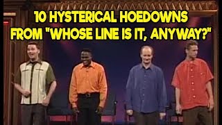 10 Hysterical Hoedowns From quotWhose Line Is It Anywayquot [upl. by Ogg809]