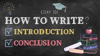 Essay Help  How To Write Introduction amp Conclusion [upl. by Nedloh110]