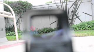 Airsoft Club Holographic 551 Type RedGreen Dot Sight Review by EZ Airsoft [upl. by Schwab314]