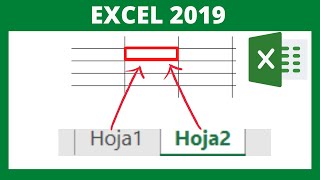 CÓMO ENLAZAR O VINCULAR CELDAS ENTRE DIFERENTES HOJAS  EXCEL 2019 [upl. by Trust854]