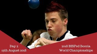 Day 2  2018 BISFed Boccia World Championships [upl. by Enayd983]