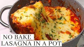 LASAGNA IN A POT  NO BAKE FILIPINO  STYLE RECIPE [upl. by Roddy]