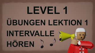 INTERVALLE HÖREN  Level 1 Welcher Ton ist höher [upl. by Niraa401]