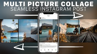 Easy SEAMLESS Instagram Carousel Collage [upl. by Ikcaj]