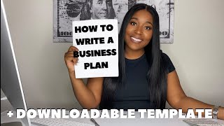 HOW TO WRITE A BUSINESS PLAN STEP BY STEP  TEMPLATE  9 Key Elements [upl. by Idrahs420]