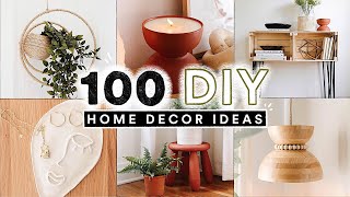 100 DIY HOME DECOR IDEAS  HACKS You Actually Want To Make ✨ Full Tutorials [upl. by Alul]