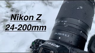 Nikon Z 24200mm F4  F63 A Quick look including Size comparisons [upl. by Yrffej]