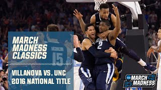 Villanova vs UNC 2016 National Championship  FULL REPLAY [upl. by Witte877]