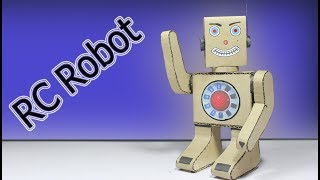 Wow How To Make RC Robot From Cardboard  Easy Science Projects [upl. by Pillihp]