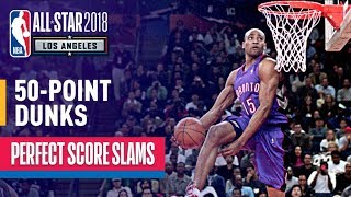 ALL 50Point Dunks In NBA Slam Dunk Contest History [upl. by Finkelstein]