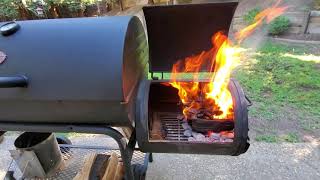 BBQ 101  How to Build a Fire in your Offset Smoker Firebox and Temperature Management offsetsmoker [upl. by Hayifas]