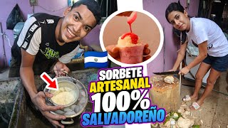 HISE SORBETE ARTESANAL SALVADOREÑO CON MI NOVIA [upl. by Radie]