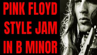 Floyd Style Comfortably Numb Second Guitar Solo Jam Track B Minor [upl. by Ilario262]