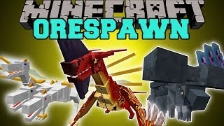 Minecraft ORESPAWN MOD UPDATE BOSSES WEAPONS PETS amp DUNGEONS Mod Showcase [upl. by Lashonde]