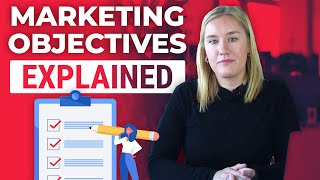 Marketing Objectives Explained  10 Examples [upl. by Mages]