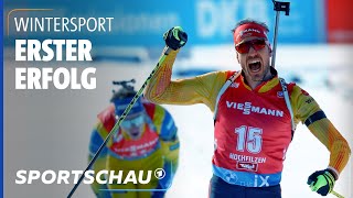 Biathlon Arnd Peiffer triumphiert beim Massenstart in Hochfilzen  Sportschau [upl. by Llezniuq]