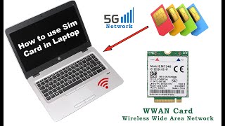 How to install Sim Card In Laptop  How To Insert Sim Card In Laptop  Use Sim Card in HP Laptop [upl. by Bertsche397]