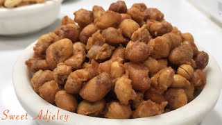 How To Make The Easiest Party Pleasing Coated Peanut Recipe  The Easiest Coated Groundnut Recipe [upl. by Bluefield]