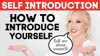 SELF INTRODUCTION  How to Introduce Yourself in English  Tell Me About Yourself Interview Answer [upl. by Coates]