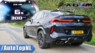 BMW X6M Competition 0300KMH ACCELERATION TOP SPEED amp SOUND by AutoTopNL [upl. by Bruner]