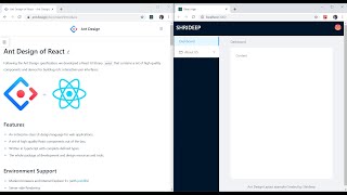 Tutorial 1  Ant Design and React JS  Learn how to create a Dashboard layout [upl. by Amadeus]