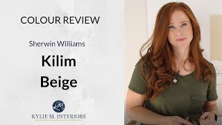 Paint Colour Review Sherwin Williams Kilim Beige SW 6106 [upl. by Annaicul]