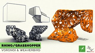 Grasshopper Tutorial for Beginners  Voronoi amp Weaverbird [upl. by Ennaeed]