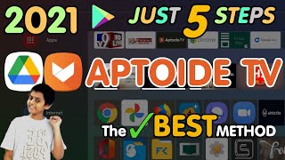 Aptoide TV on Android TV Apps  Install AppStore in Smart TV  Mi TV OnePlus TV Nokia TV LG TV [upl. by Eimmas244]