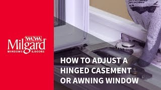 How To Adjust a Hinged Casement Window [upl. by Nahor]