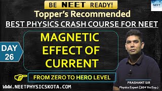 MAGNETIC EFFECT amp MOVING CHARGES  NEET Physics Crash Course  NCERT Physics Class 12 [upl. by Nomaid]