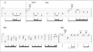 Pink Floyd  Comfortably Numb Guitar Solo TabBackingtrack [upl. by Madanhoj]