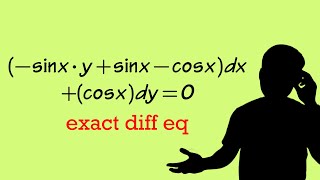 checking and solving an exact differential equation [upl. by Hege]