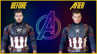 Captain America Endgame Cosplay Upgrades Suit Breakdown [upl. by Thanos854]