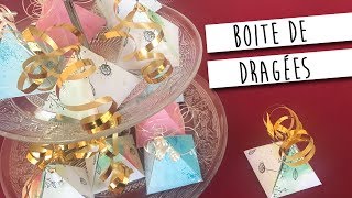 DIY  9   Boite à dragées facile  ♡ [upl. by Stefa]