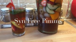 Slimming World Syn Free Recipe  Non Alcoholic Pimms [upl. by Trant449]