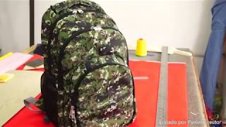 DIY confeccionar una mochila escolar BACKPACK EASY SCHOOLS [upl. by Borrell]