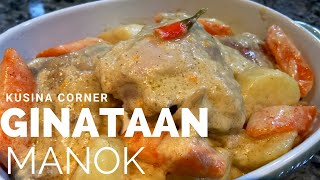 Ginataang Manok  Ginataang Manok Recipe  Ginataang Manok with Potato and Carrots [upl. by Ayikan512]