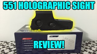 551 HOLOGRAPHIC SIGHT REVIEW  Striker Airsoft [upl. by Ettenaj]